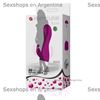 Vibrador con masajeador de clitoris y carga usb